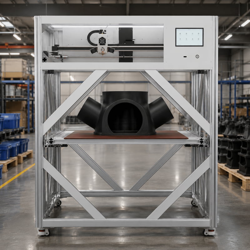 Commercial Printer - Stampante 3D di Grande Formato Affidabile,