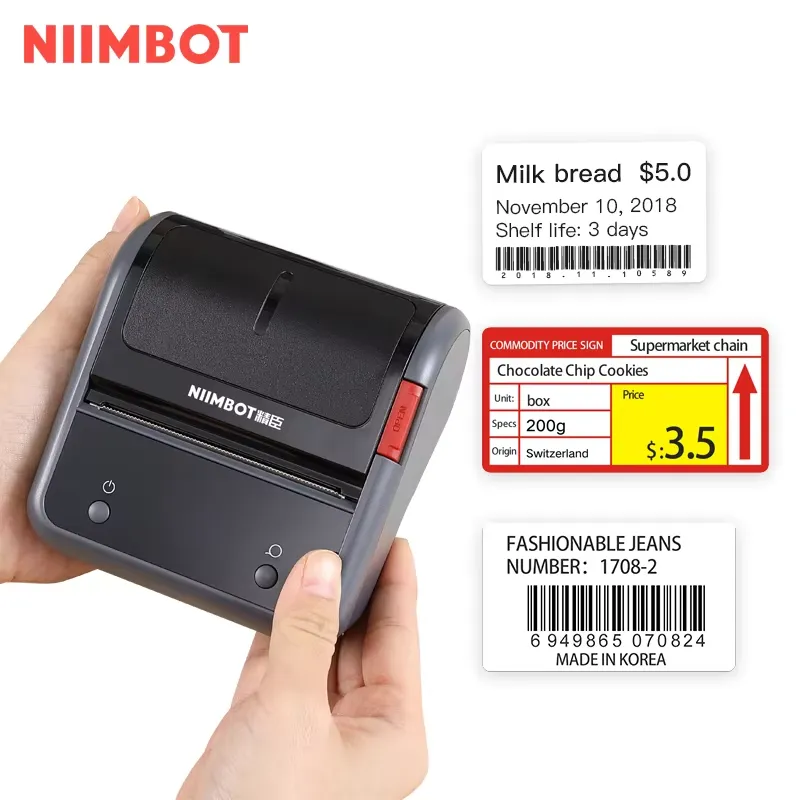 Commercial Printer - Stampante termica portatile impermeabile Niimbot B3S