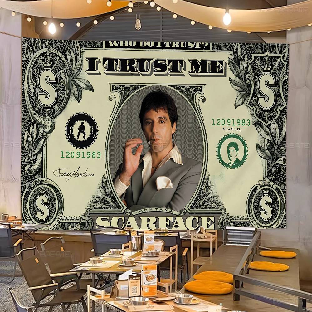 Commercial Printing Companies - Bandiera Pubblicitaria Retrò S-Scarface con Stampa