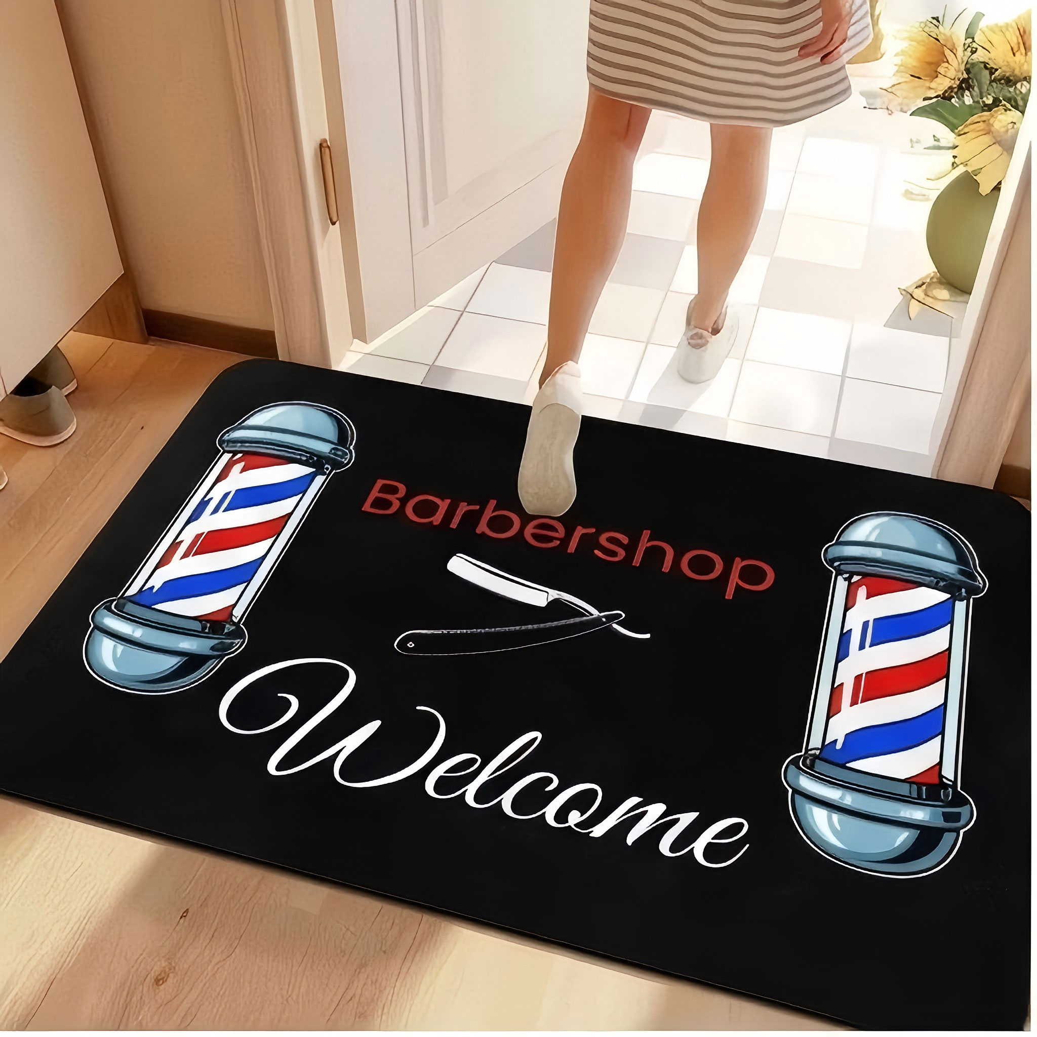 Commercial Printing And Graphics - Tappeto d'ingresso con grafica a tema