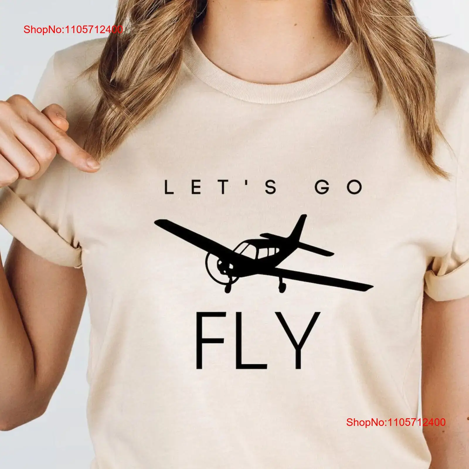 Maglietta 'Lets Go Fly' per Pi - Commercial Shirt Printing recensione e prezzo