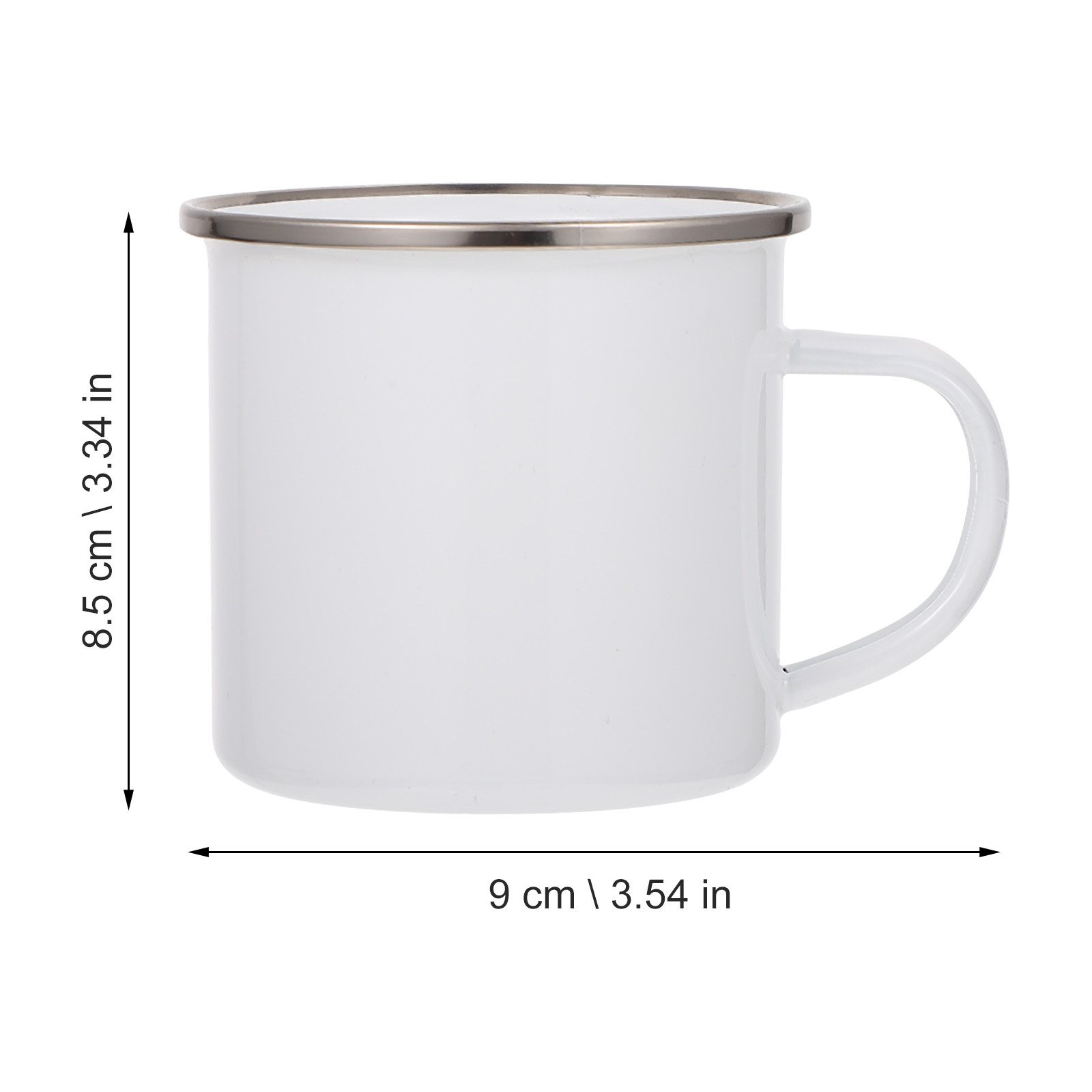 1 Pezzo Tazza in Smalto per Su - Sublimation Mug Blank recensione e prezzo
