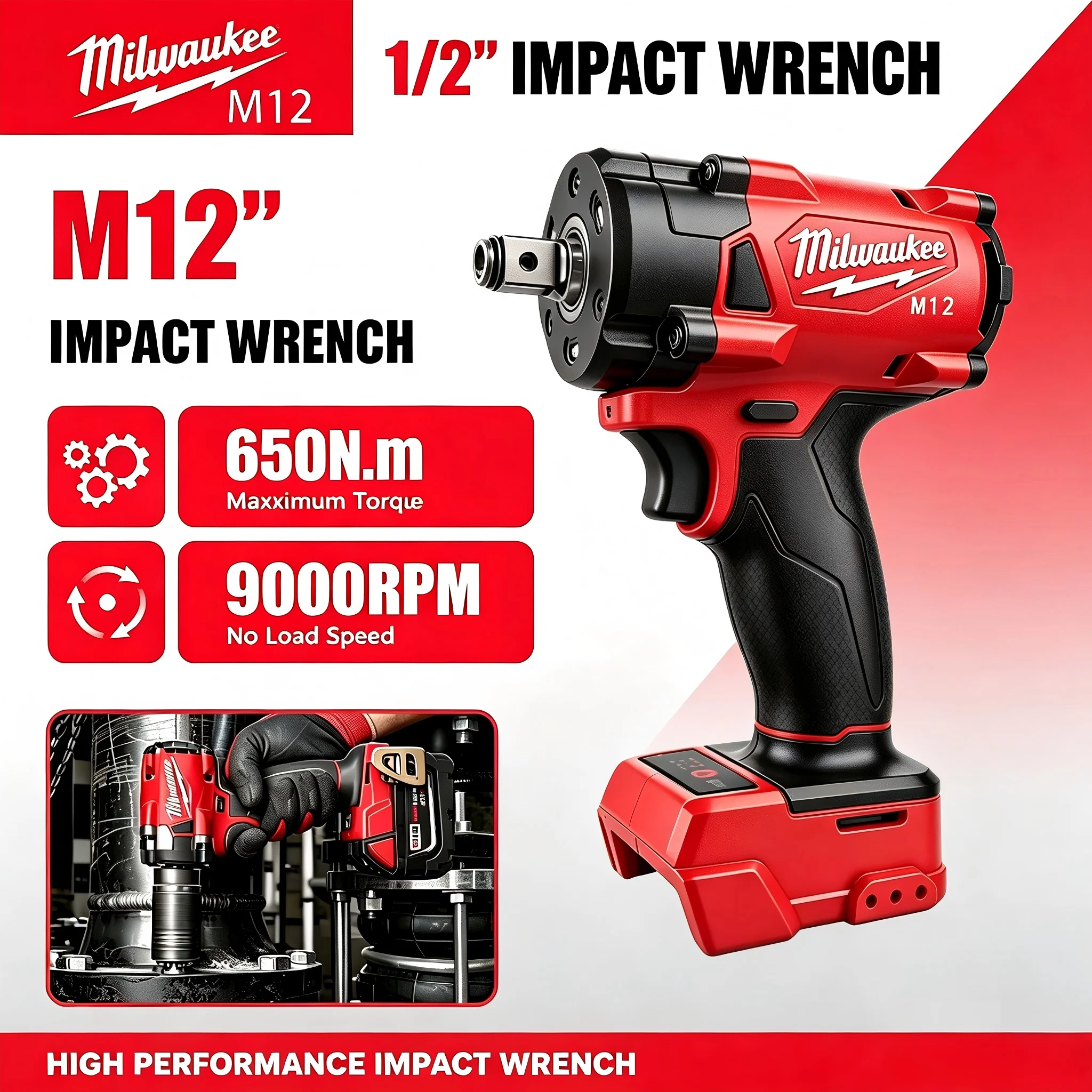 Milwaukee M12 1/2' M18 FUEL Av - Milwaukee Drill M12 Fuel recensione e prezzo