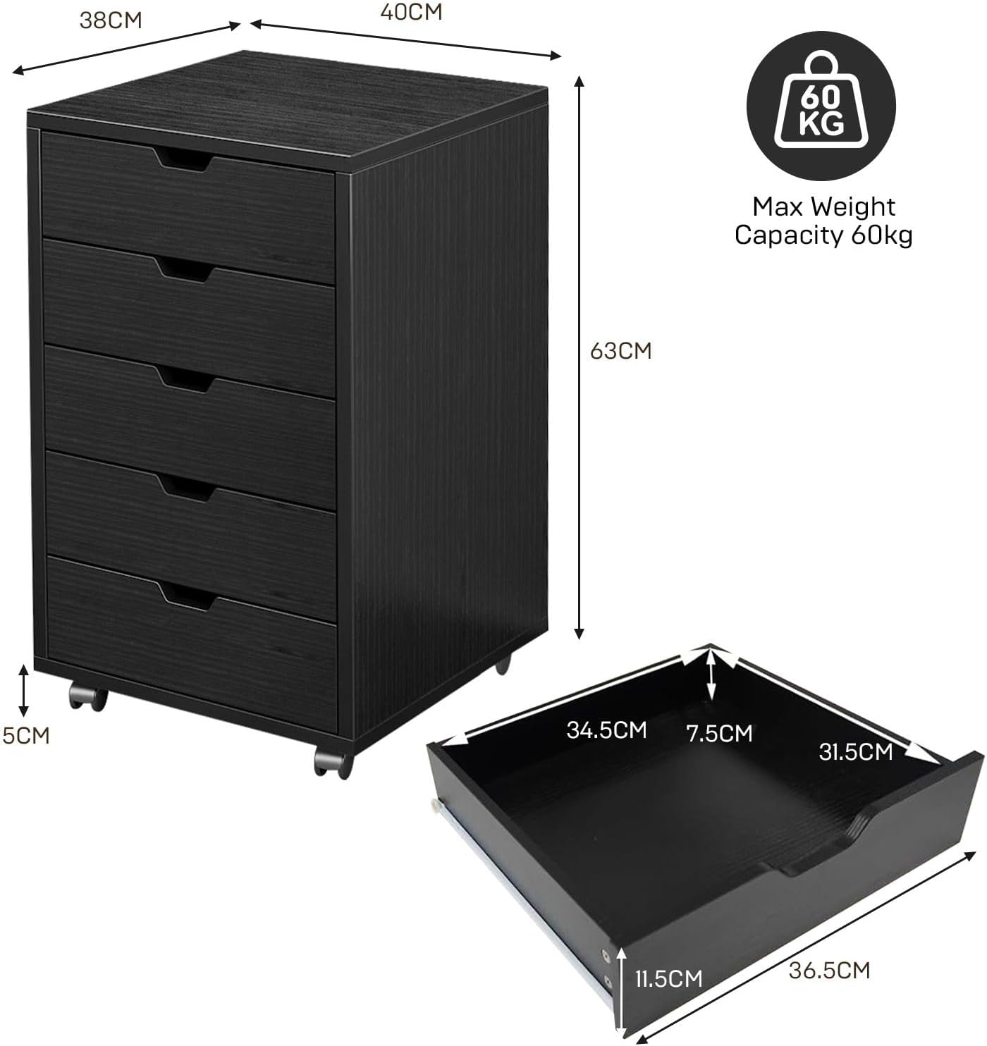 Armadietto portadocumenti a 5  - Commercial Printer recensione e prezzo