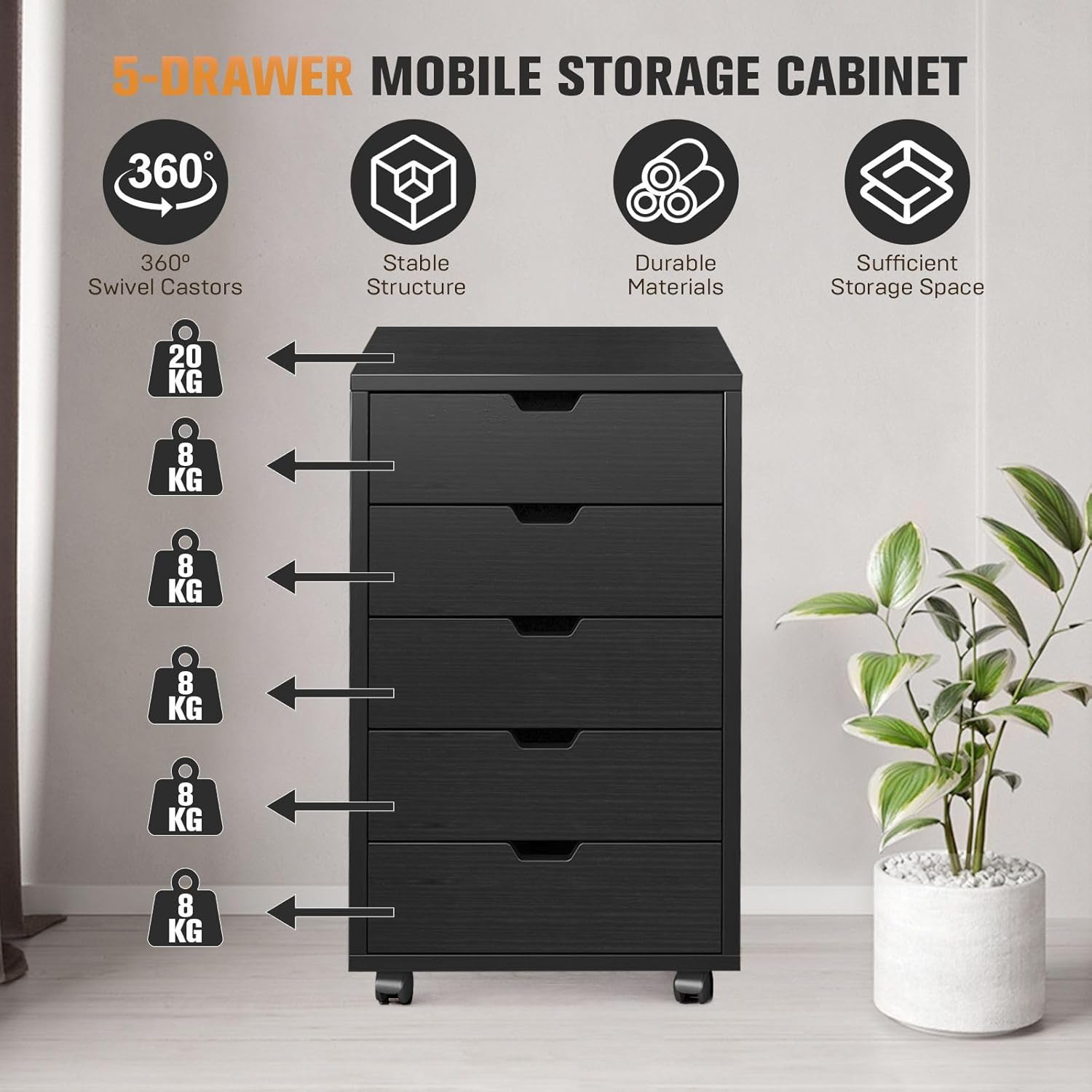 Armadietto portadocumenti a 5  - Commercial Printer recensione e prezzo