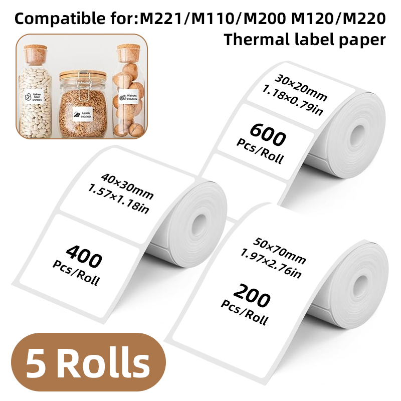 5 rotoli di etichette adesive  - Commercial Printer recensione e prezzo